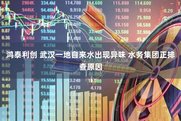 鸿泰利创 武汉一地自来水出现异味 水务集团正排查原因