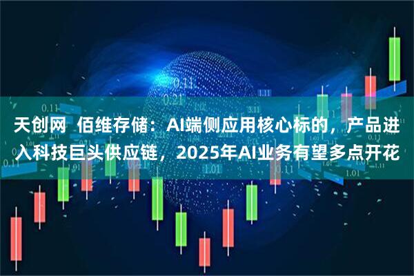 天创网  佰维存储：AI端侧应用核心标的，产品进入科技巨头供应链，2025年AI业务有望多点开花