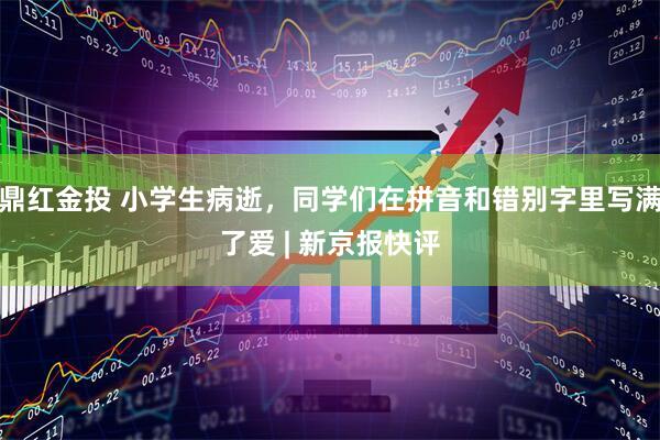 鼎红金投 小学生病逝，同学们在拼音和错别字里写满了爱 | 新京报快评